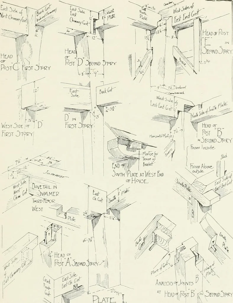 An illustration from Early Connecticut houses; an historical and architectural study, 1900, leaf 231