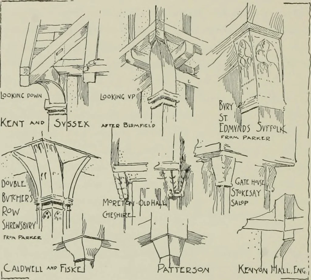 An illustration from Early Connecticut houses; an historical and architectural study, 1900, leaf 256
