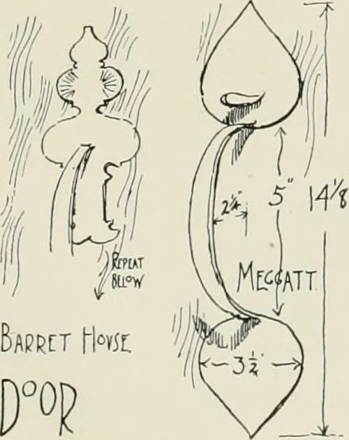 An illustration from Early Connecticut houses; an historical and architectural study, 1900, leaf 293