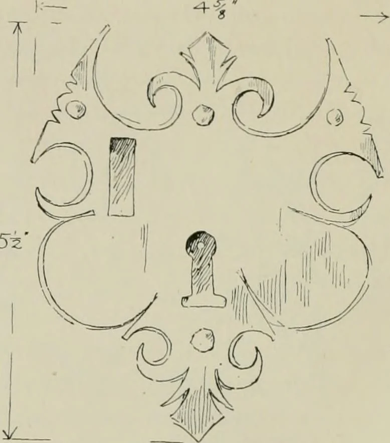 An illustration from Early Connecticut houses; an historical and architectural study, 1900, leaf 294