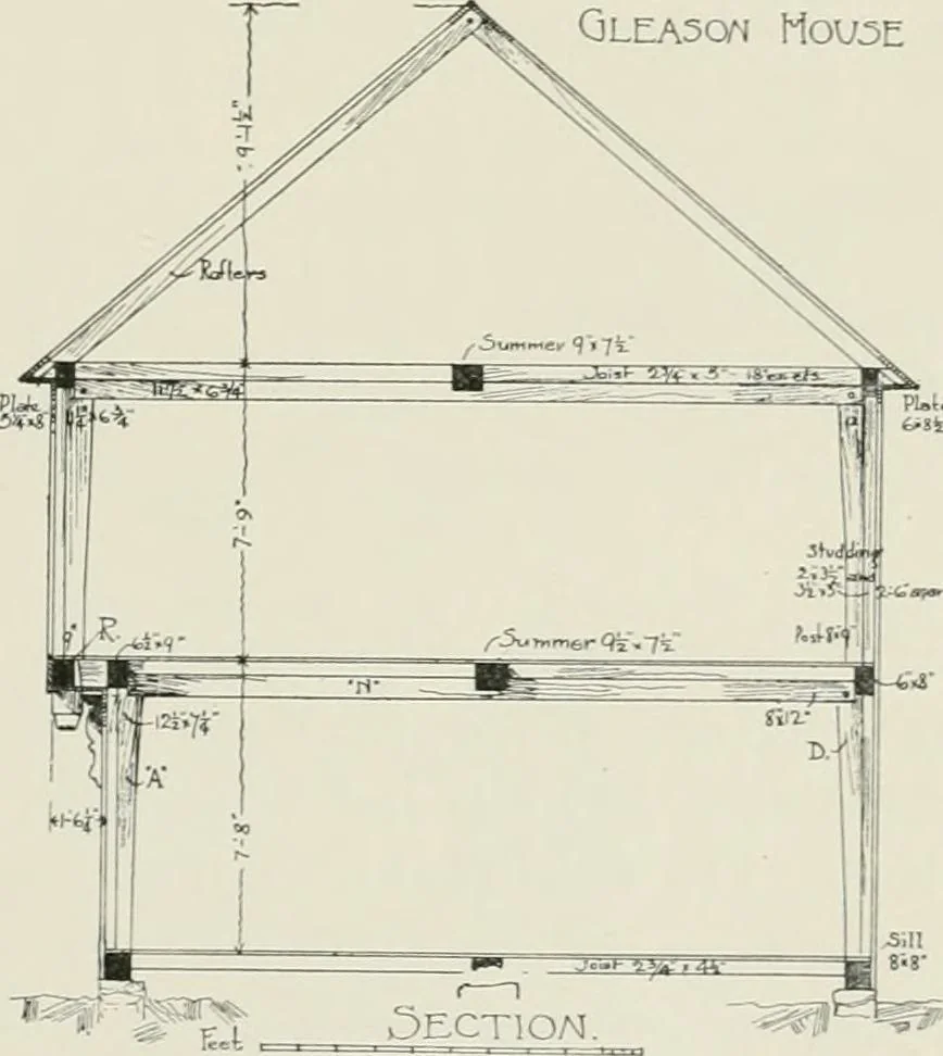 An illustration from Early Connecticut houses; an historical and architectural study, 1900, leaf 41