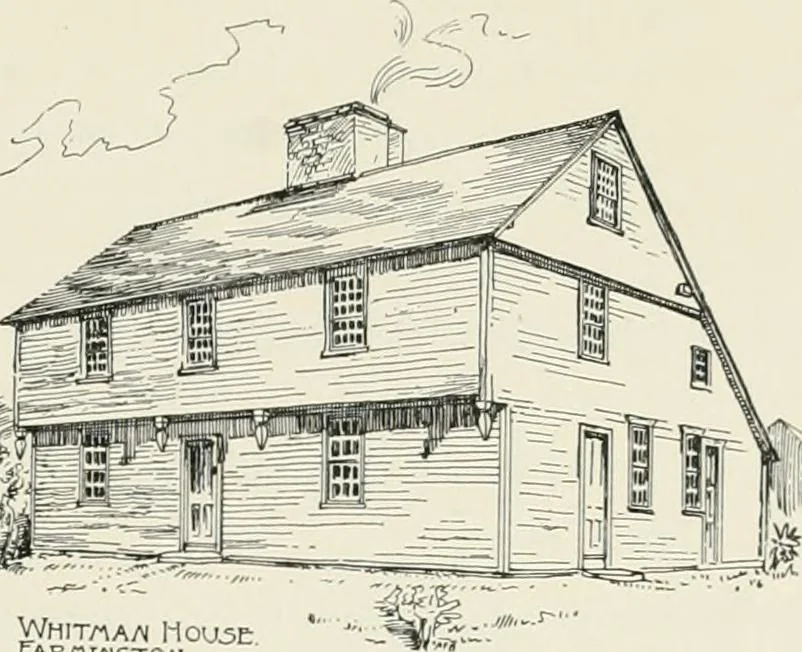 An illustration from Early Connecticut houses; an historical and architectural study, 1900, leaf 49