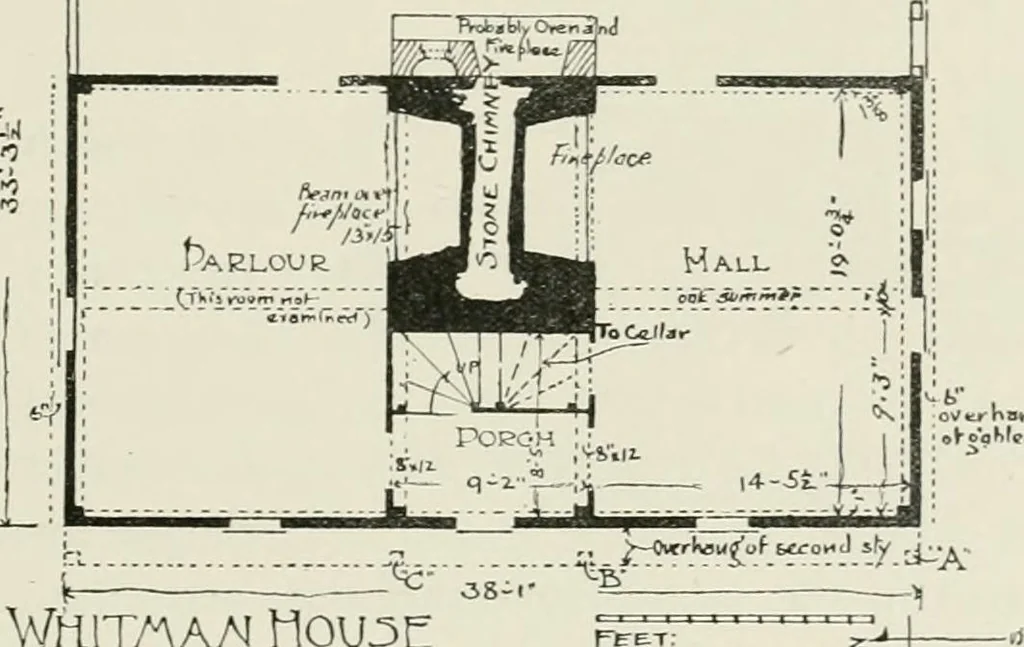 An illustration from Early Connecticut houses; an historical and architectural study, 1900, leaf 51