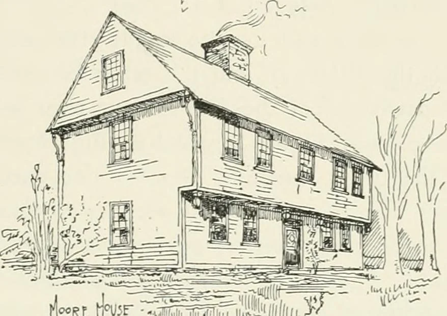 An illustration from Early Connecticut houses; an historical and architectural study, 1900, leaf 55