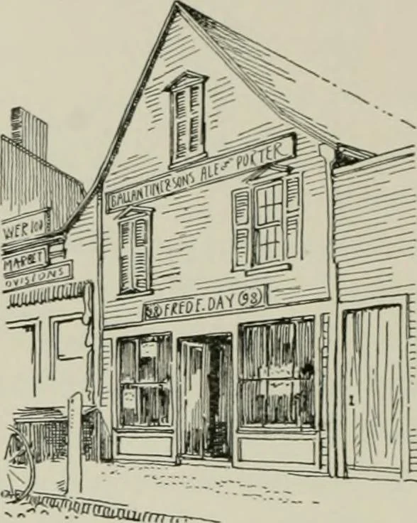 An illustration from Early Connecticut houses; an historical and architectural study, 1900, leaf 58