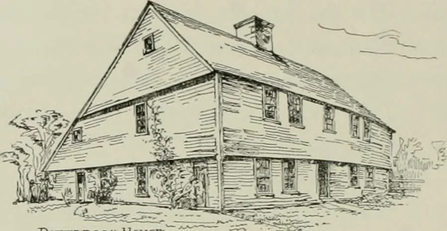 An illustration from Early Connecticut houses; an historical and architectural study, 1900, leaf 76