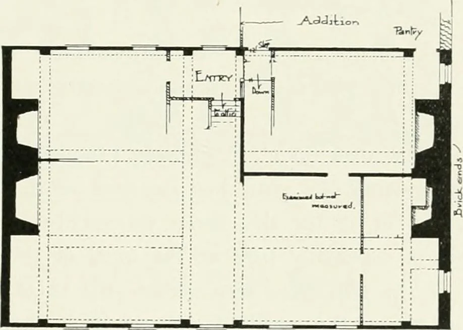An illustration from Early Connecticut houses; an historical and architectural study, 1900, leaf 99