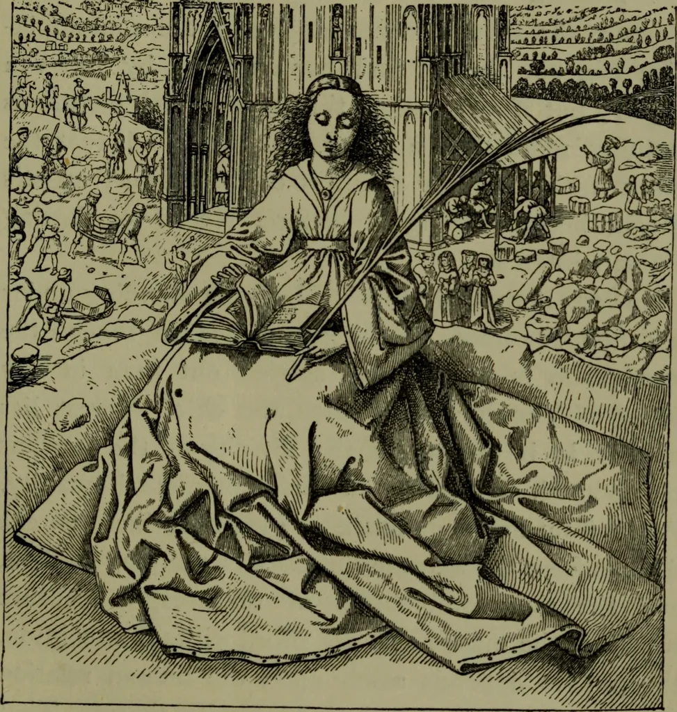 An illustration from Early Flemish artists and their predecessors on the lower Rhine, 1887, leaf 153