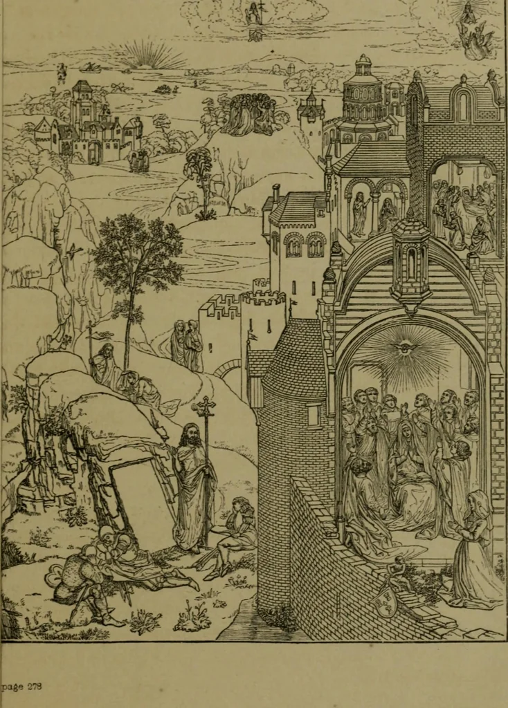 An illustration from The early Flemish painters: notices of their lives and works, 1872, leaf 326