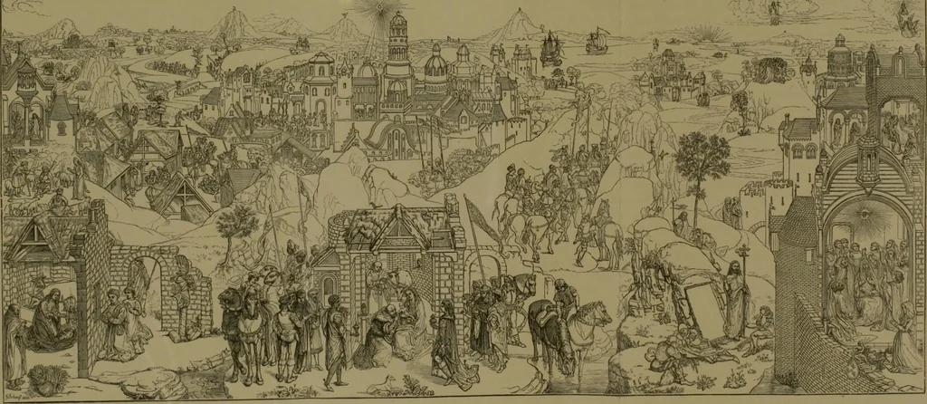 An illustration from The early Flemish painters: notices of their lives and works, 1872, leaf 327