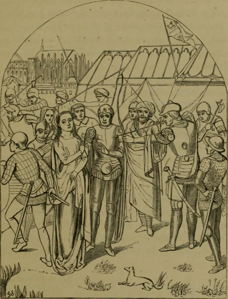 An illustration from The early Flemish painters: notices of their lives and works, 1872, leaf 337