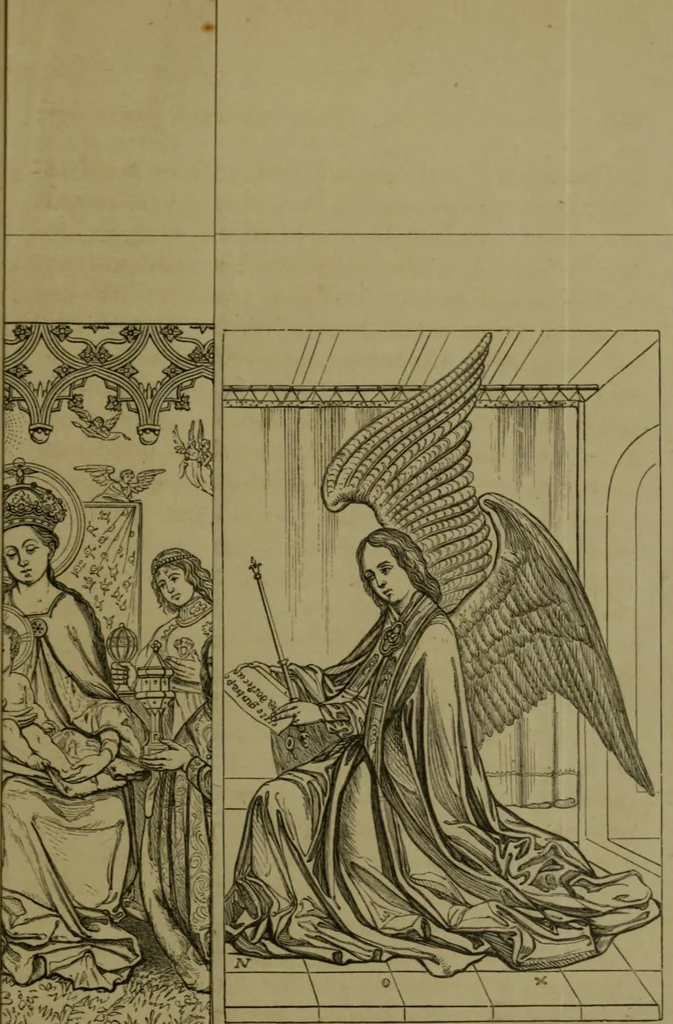 An illustration from The early Flemish painters: notices of their lives and works, 1872, leaf 403