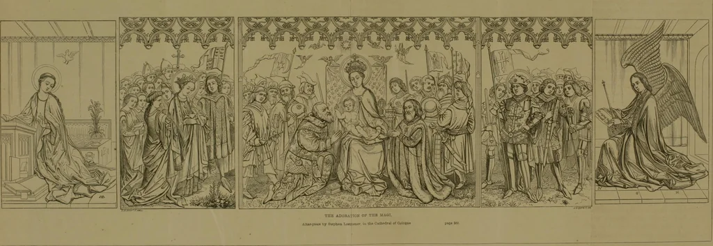 An illustration from The early Flemish painters: notices of their lives and works, 1872, leaf 404