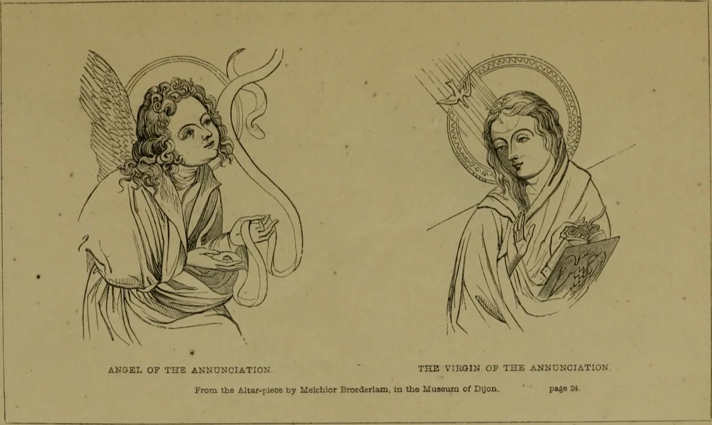 An illustration from The early Flemish painters: notices of their lives and works, 1872, leaf 50
