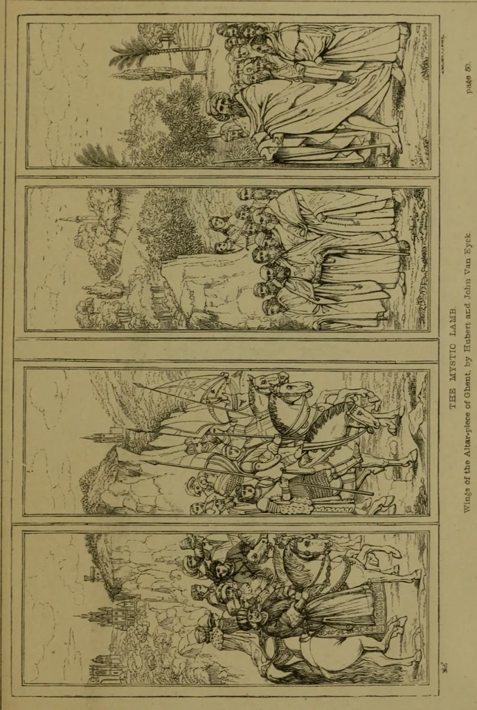 An illustration from The early Flemish painters: notices of their lives and works, 1872, leaf 82