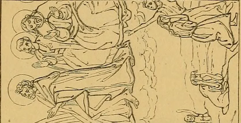 An illustration from The early Flemish painters: notices of their lives and works., 1872, leaf 227
