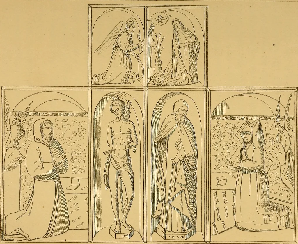 An illustration from The early Flemish painters: notices of their lives and works., 1872, leaf 229