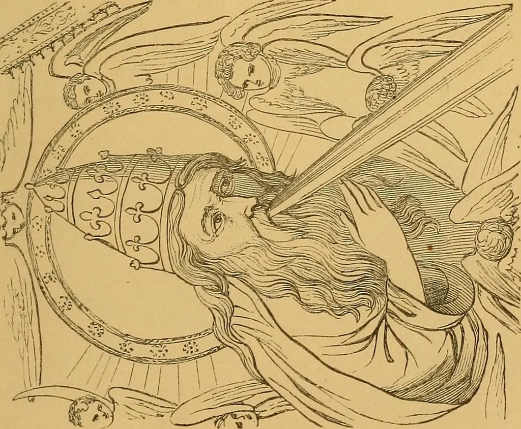 An illustration from The early Flemish painters: notices of their lives and works., 1872, leaf 37