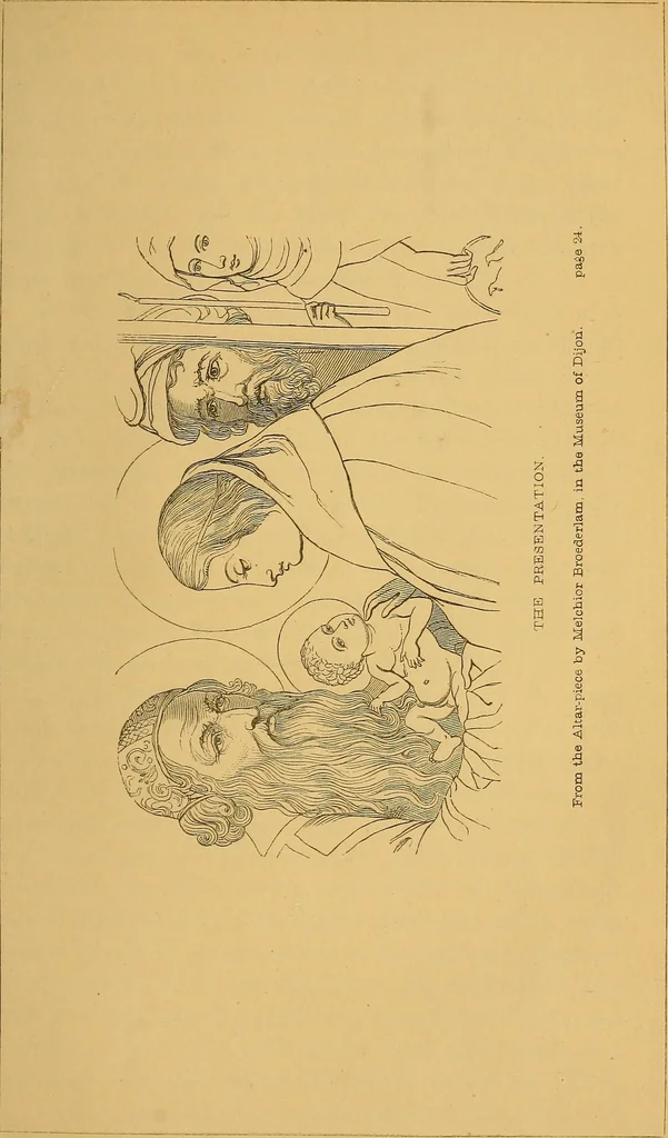 An illustration from The early Flemish painters: notices of their lives and works., 1872, leaf 41
