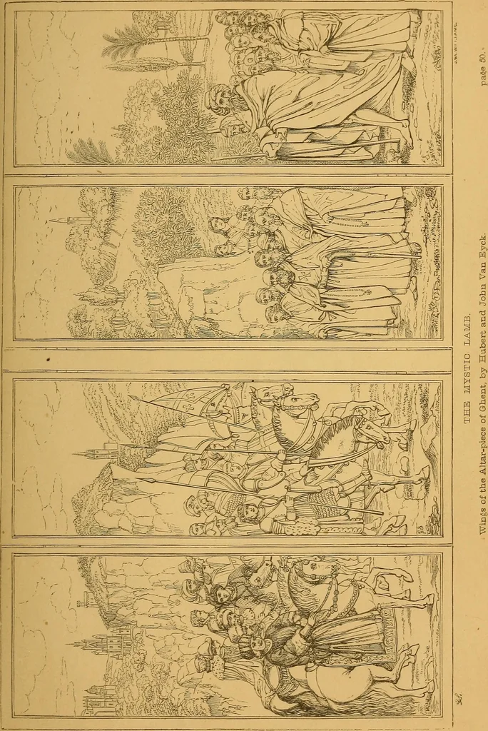 An illustration from The early Flemish painters: notices of their lives and works., 1872, leaf 71