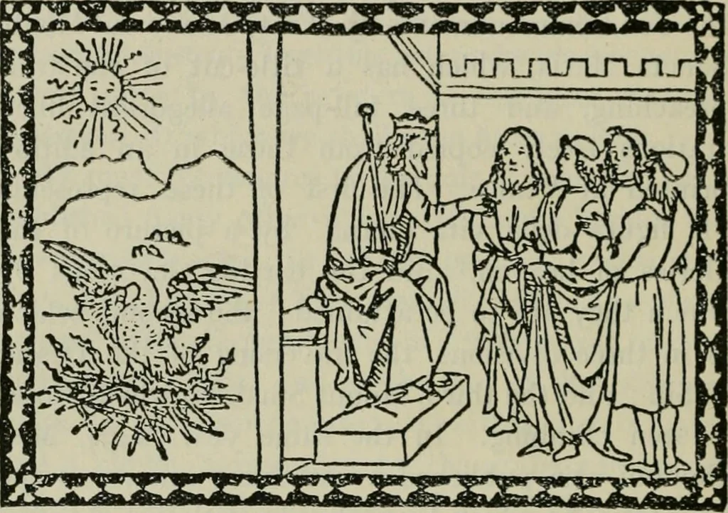 An illustration from Early illustrated books : a history of the decoration and illustration of books in the 15th and 16th centuries, 1917, leaf 130