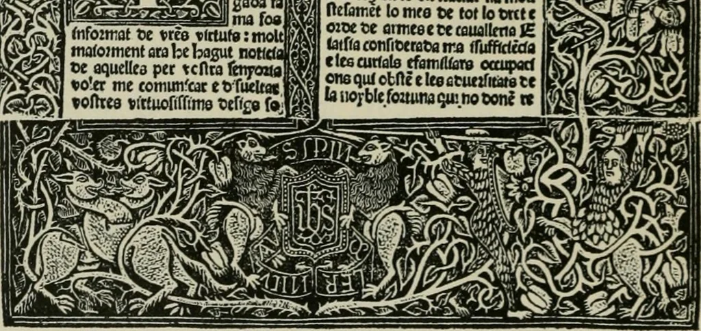 An illustration from Early illustrated books : a history of the decoration and illustration of books in the 15th and 16th centuries, 1917, leaf 218
