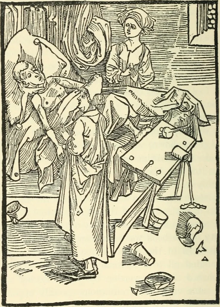 An illustration from Early illustrated books: a history of the decoration and illustration of books in the 15th and 16th centuries;, 1917, leaf 77