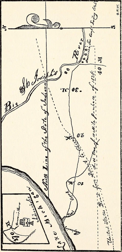 An illustration from Early Indiana trails and surveys, 1919, leaf 101