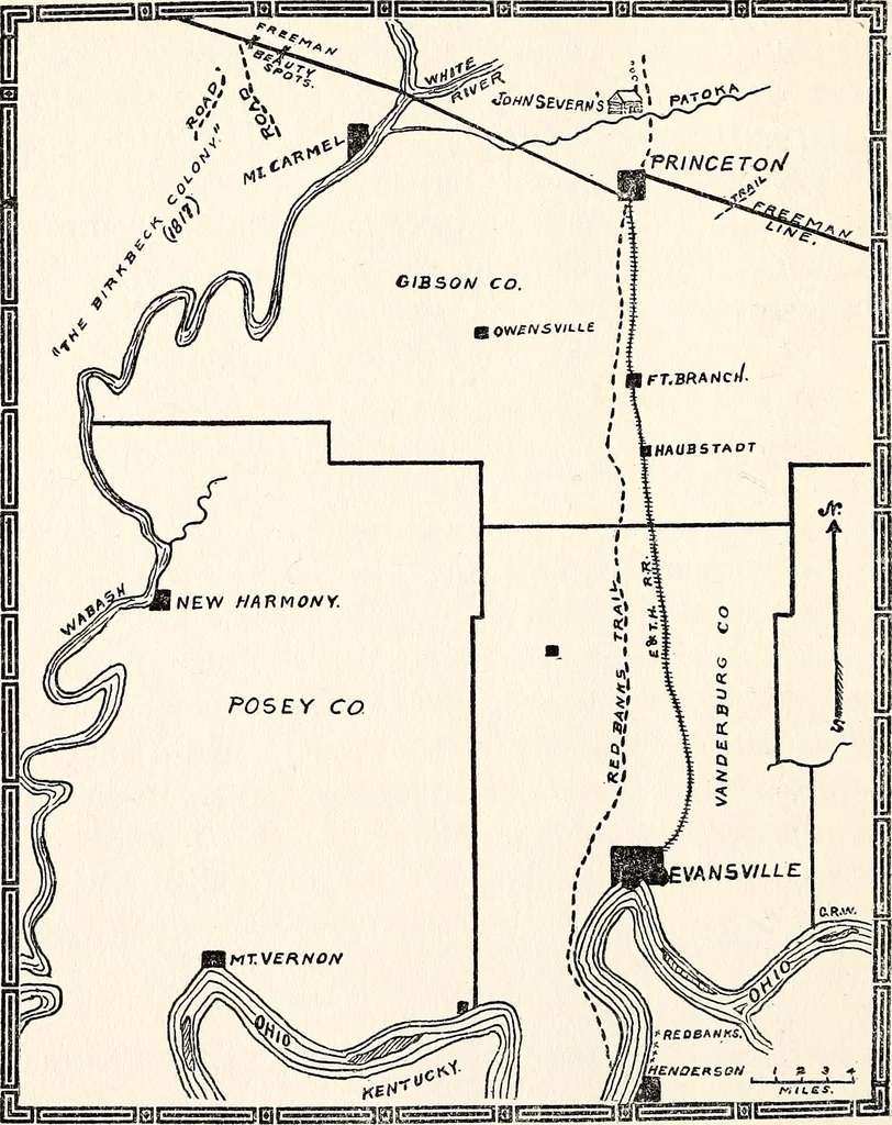 An illustration from Early Indiana trails and surveys, 1919, leaf 53