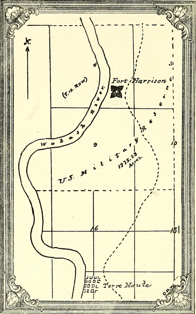 An illustration from Early Indiana trails and surveys, 1919, leaf 96