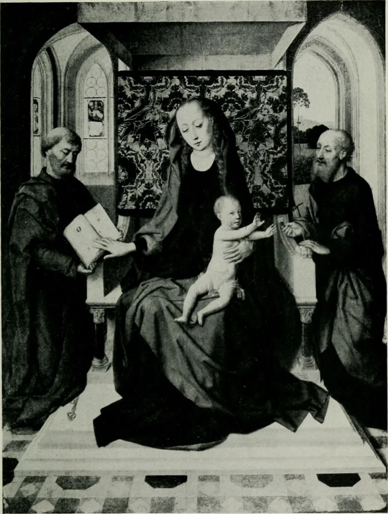 An illustration from The early northern painters : studies in the National Gallery, 1922, leaf 106