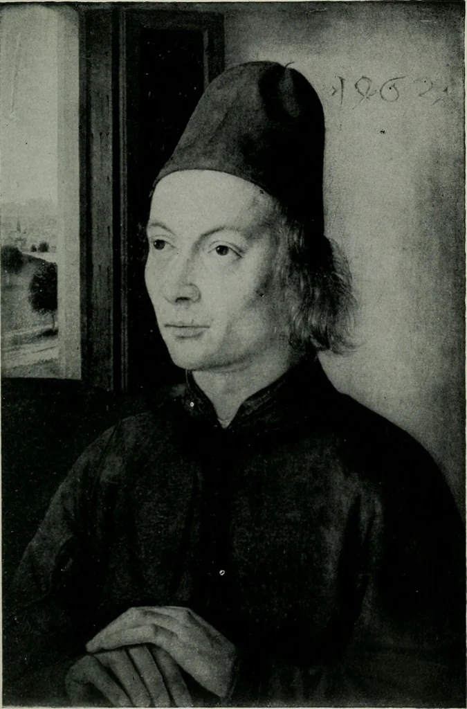 An illustration from The early northern painters : studies in the National Gallery, 1922, leaf 110