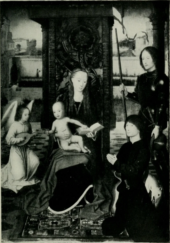 An illustration from The early northern painters : studies in the National Gallery, 1922, leaf 126