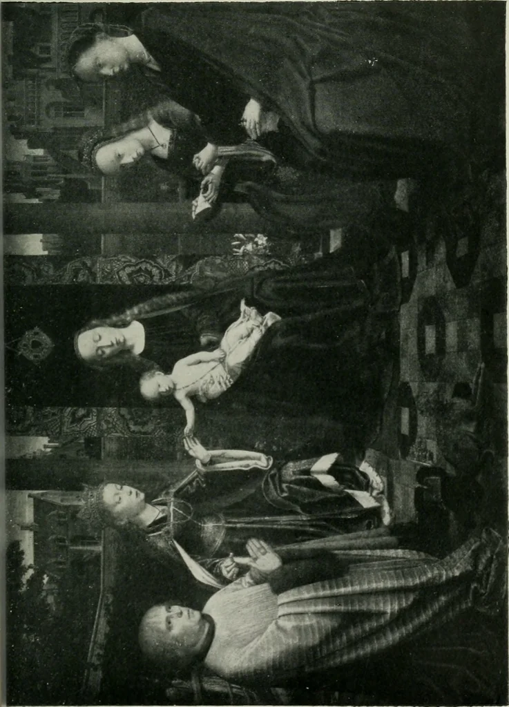 An illustration from The early northern painters : studies in the National Gallery, 1922, leaf 144