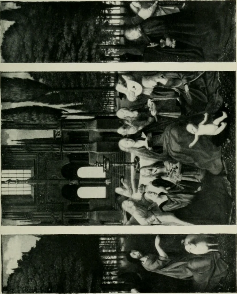 An illustration from The early northern painters : studies in the National Gallery, 1922, leaf 176