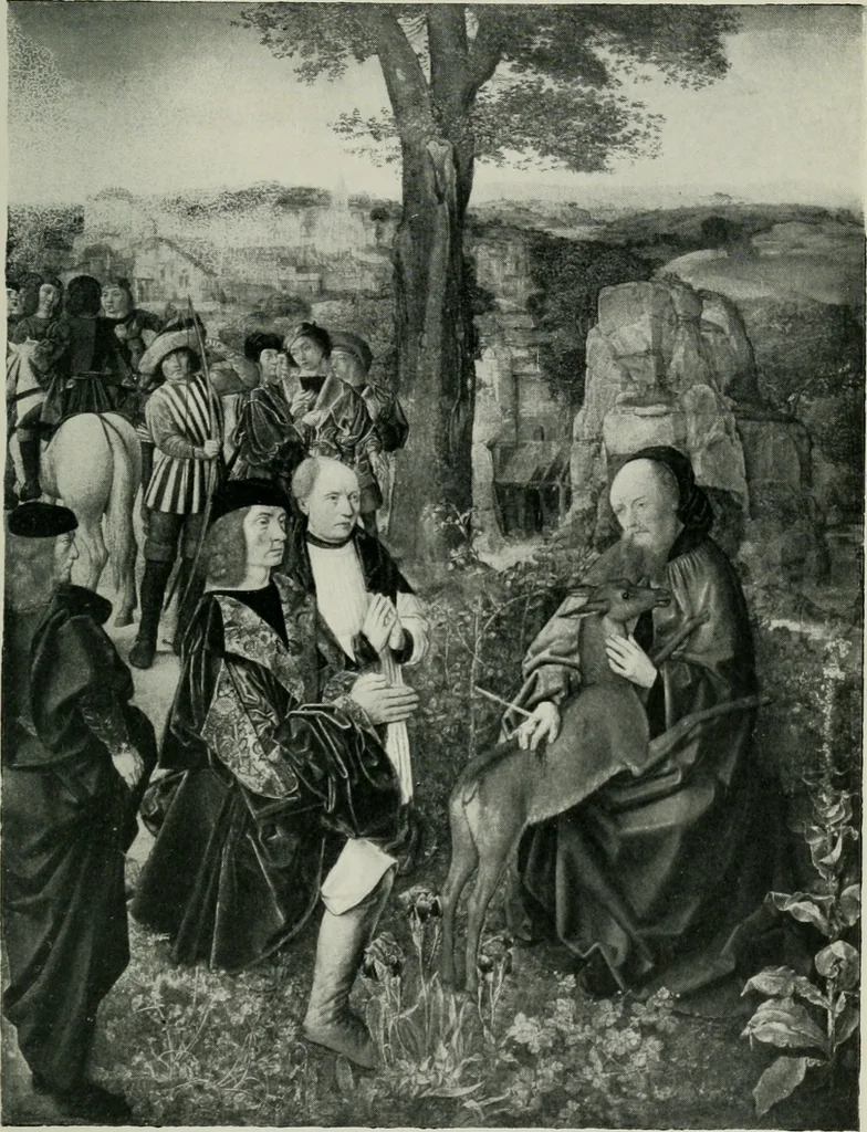 An illustration from The early northern painters : studies in the National Gallery, 1922, leaf 186