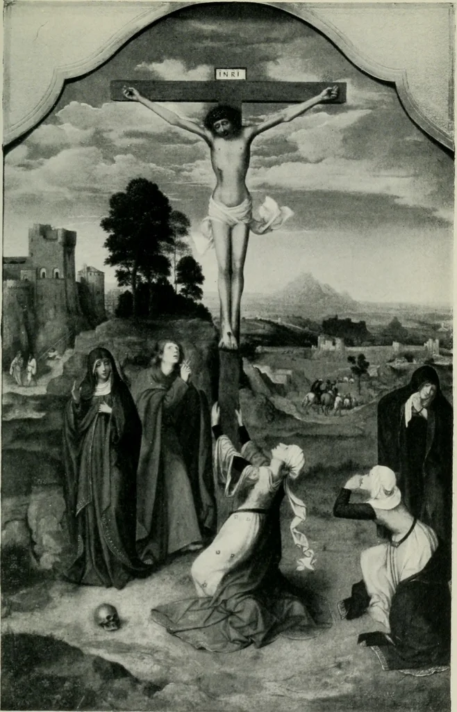 An illustration from The early northern painters : studies in the National Gallery, 1922, leaf 202