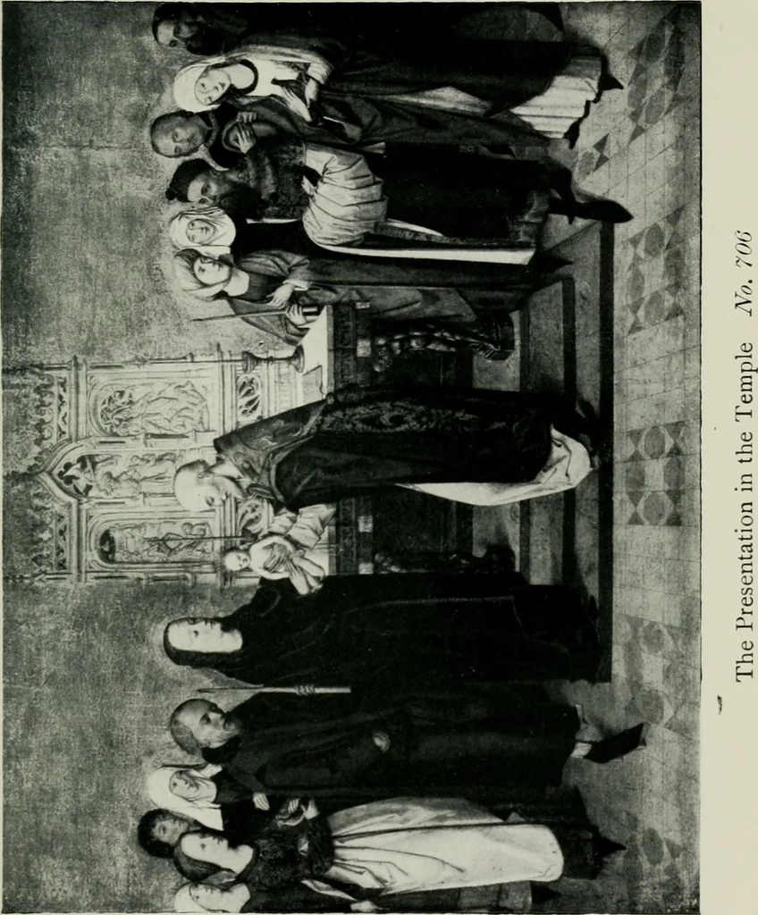 An illustration from The early northern painters : studies in the National Gallery, 1922, leaf 228
