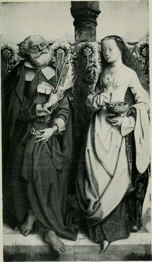 An illustration from The early northern painters : studies in the National Gallery, 1922, leaf 248