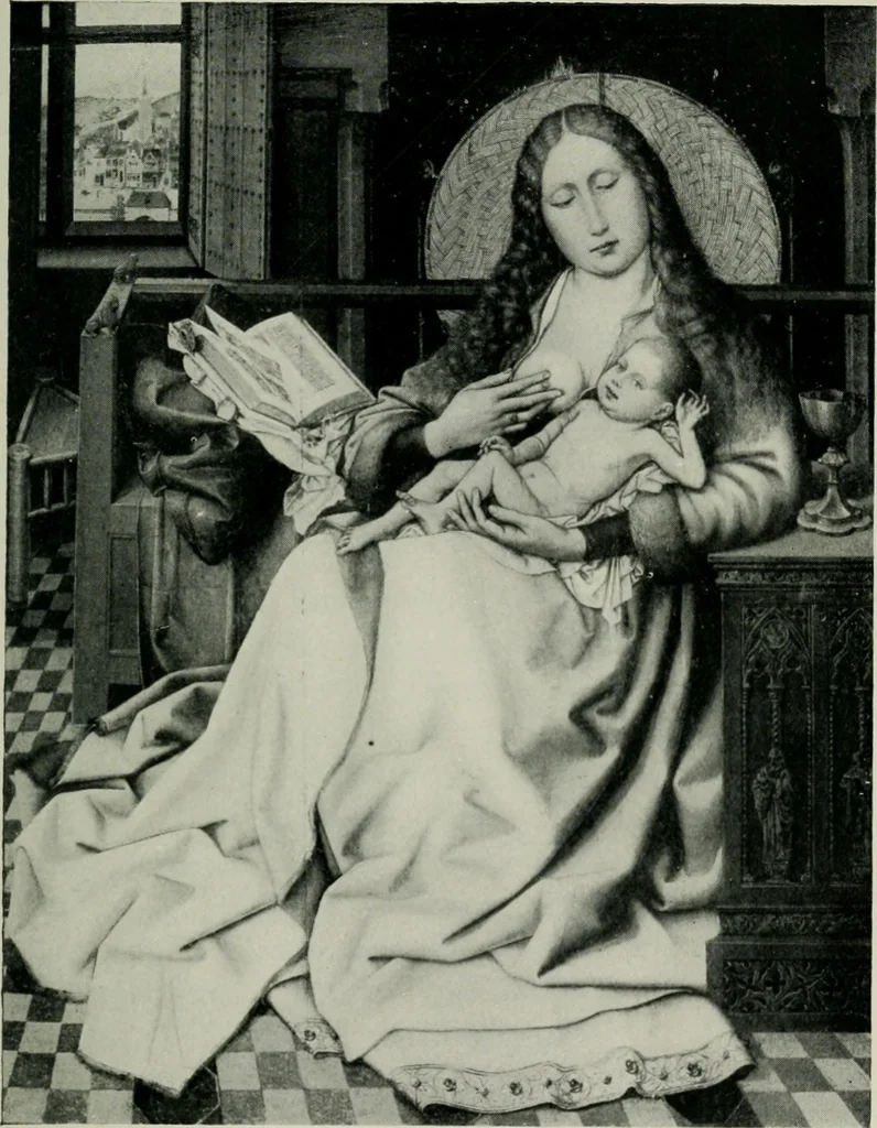 An illustration from The early northern painters : studies in the National Gallery, 1922, leaf 84