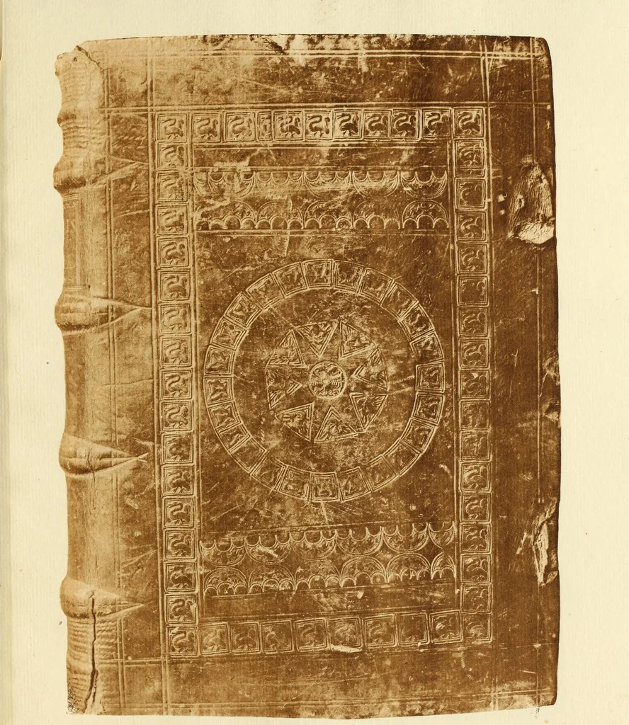 An illustration from Early Oxford bindings;, 1903, leaf 104