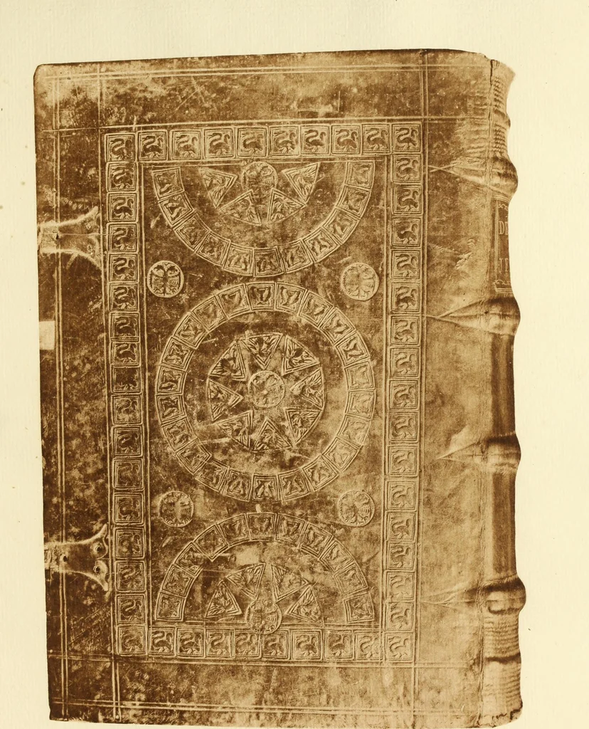 An illustration from Early Oxford bindings;, 1903, leaf 106