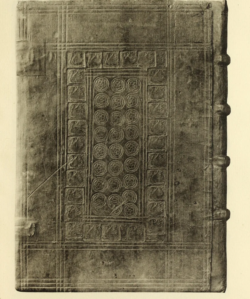 An illustration from Early Oxford bindings;, 1903, leaf 112
