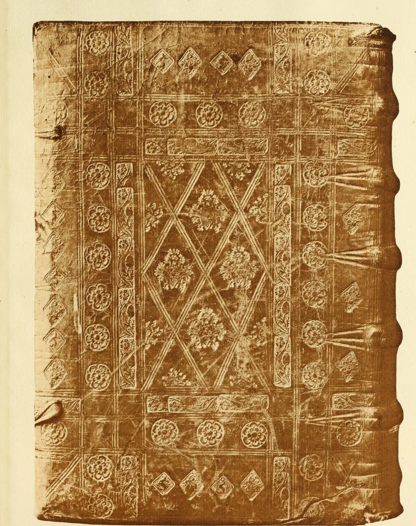 An illustration from Early Oxford bindings;, 1903, leaf 114