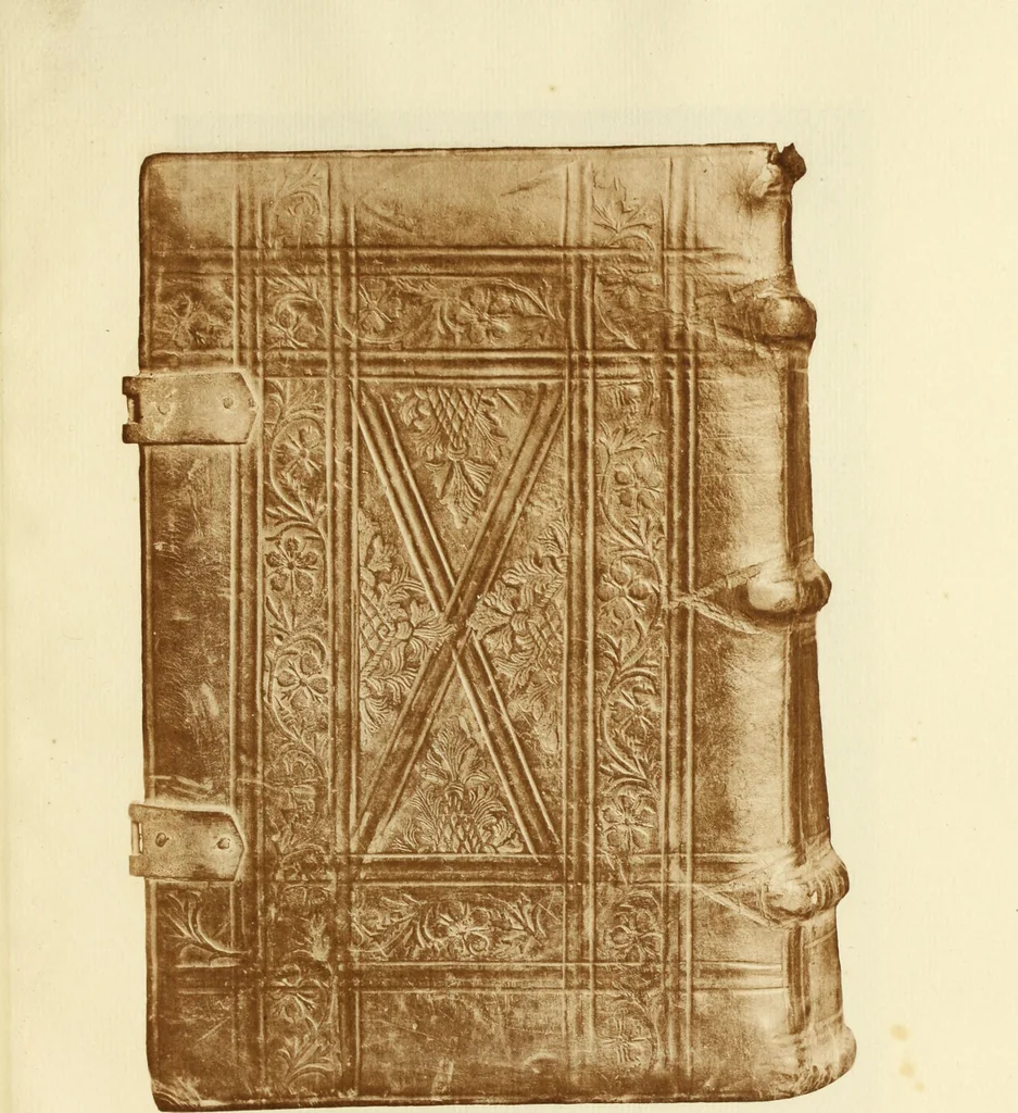 An illustration from Early Oxford bindings;, 1903, leaf 116