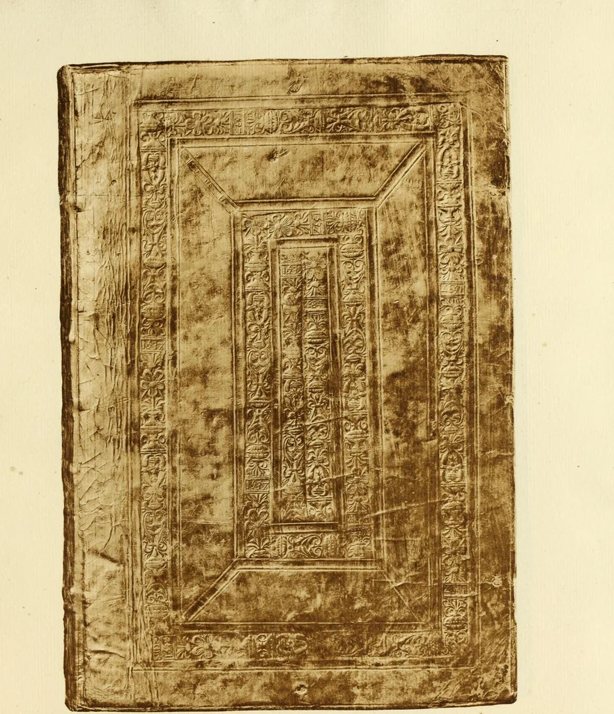 An illustration from Early Oxford bindings;, 1903, leaf 120