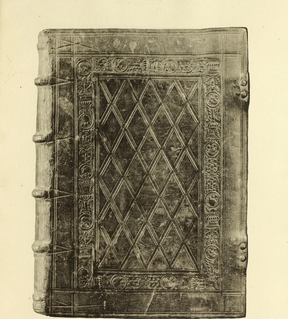 An illustration from Early Oxford bindings;, 1903, leaf 122
