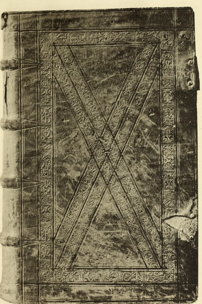 An illustration from Early Oxford bindings;, 1903, leaf 126