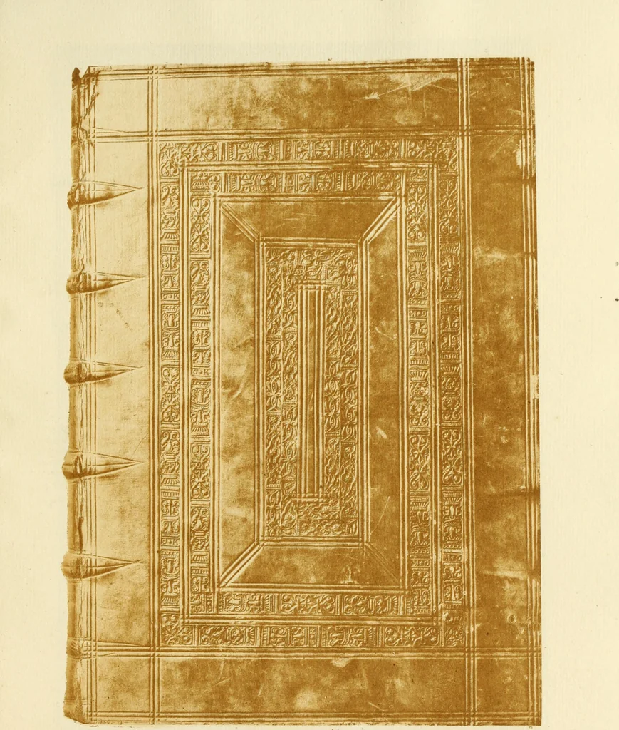 An illustration from Early Oxford bindings;, 1903, leaf 128