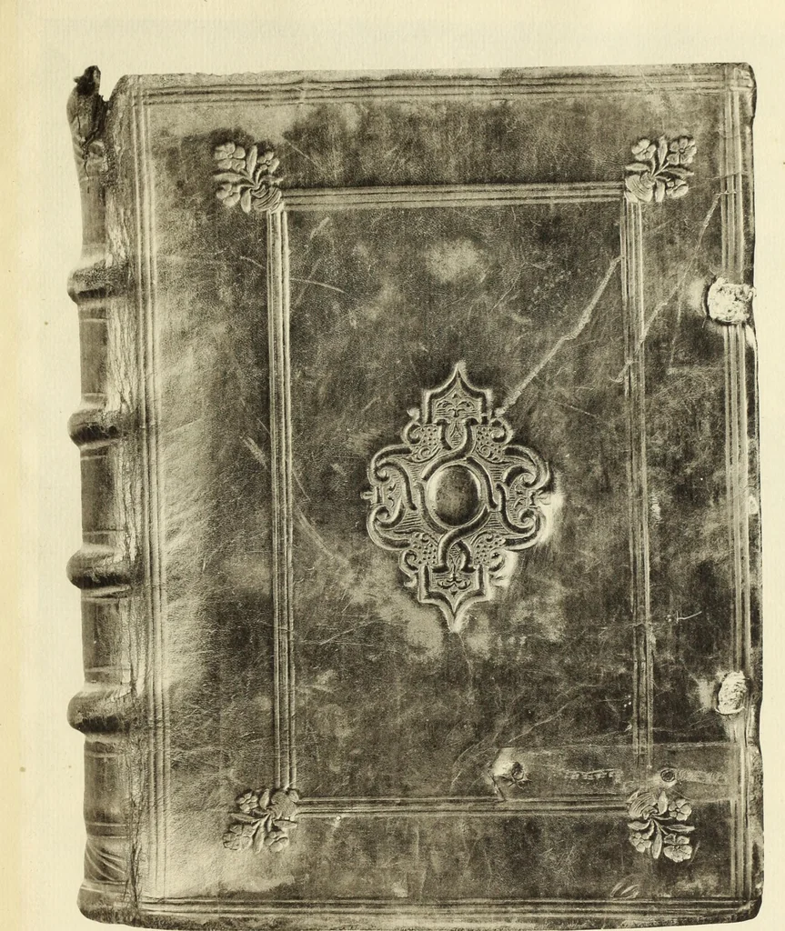 An illustration from Early Oxford bindings;, 1903, leaf 134